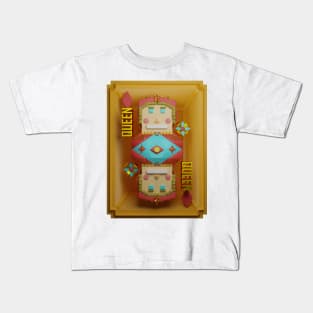 queen of diamonds Kids T-Shirt